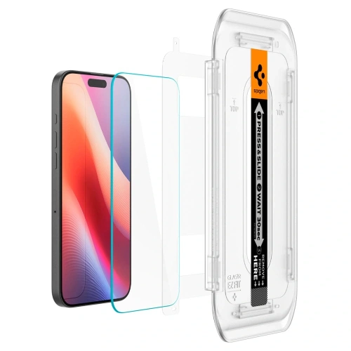 Szkło hartowane Spigen GLAS.tR ez Fit Apple iPhone 16 Pro Max Clear [2 PACK] - iPhone 16 Pro Max - Spigen