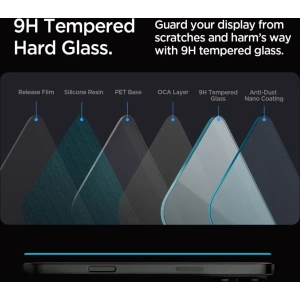 Szkło hartowane Spigen GLAS.tR ez Fit Apple iPhone 16 Pro Max Clear [2 PACK] - iPhone 16 Pro Max - Spigen