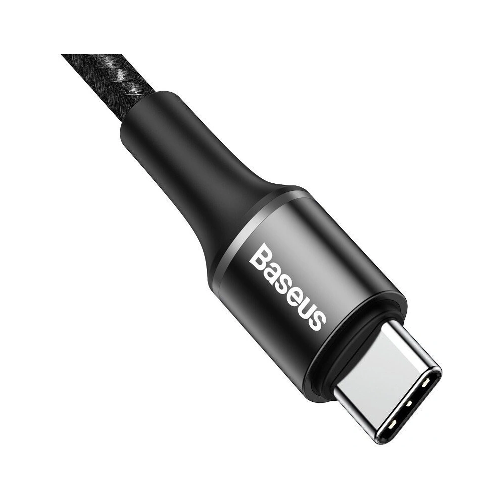 Wholesale Baseus halo data cable Type-C PD2.0 60W (20V 3A) 0.5m Black - BSU1001BLK - {ean13} - Hurt