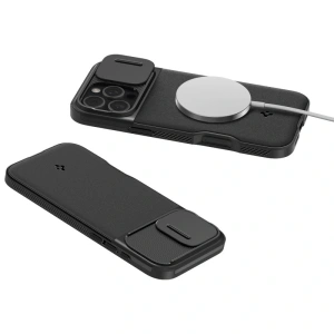 Etui Spigen Optik Armor Mag MagSafe Apple iPhone 16 Pro Black - iPhone 16 Pro - Spigen
