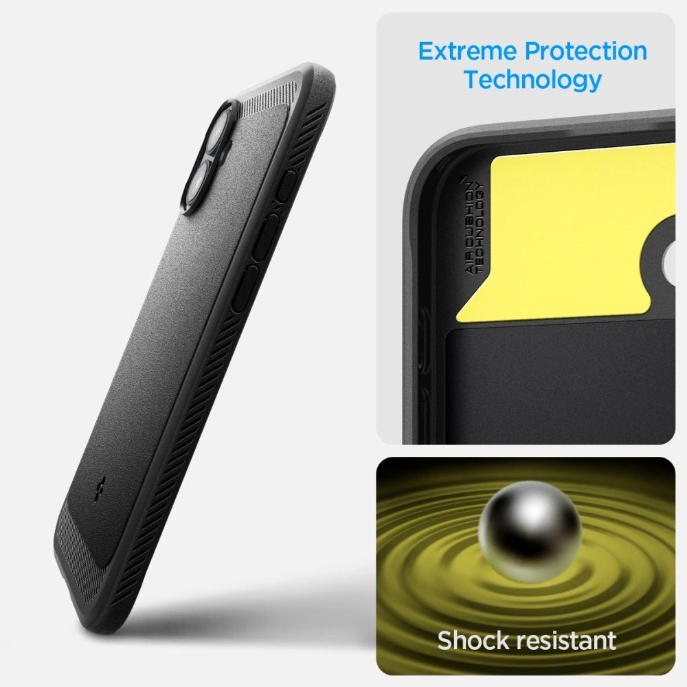 Wholesale Spigen Rugged Armor Mag Magsafe Apple iPhone 16 Plus Matte Black - SPN16396 - {ean13} - Hurt