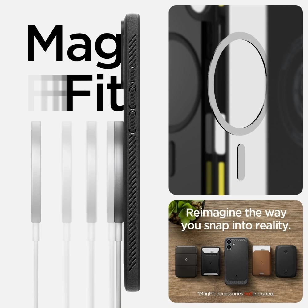 Wholesale Spigen Rugged Armor Mag Magsafe Apple iPhone 16 Plus Matte Black - SPN16396 - {ean13} - Hurt