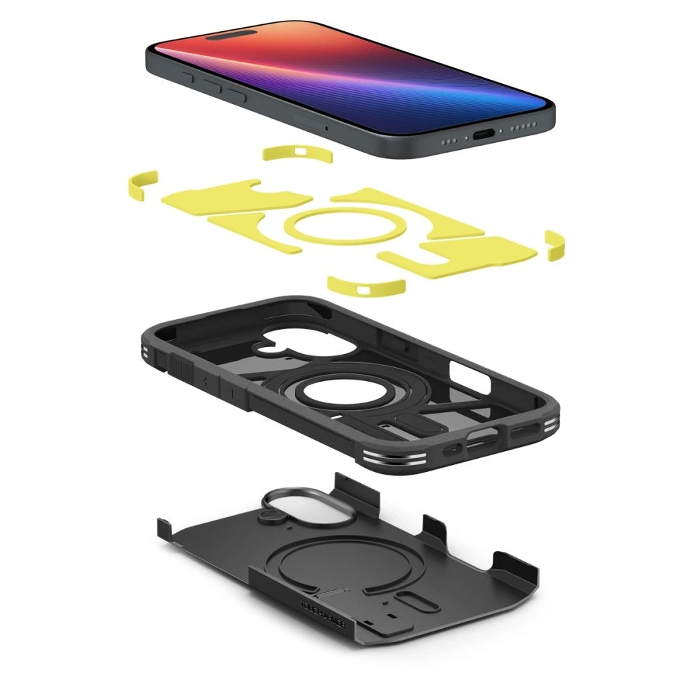 Wholesale Spigen Tough Armor Mag Magsafe Apple iPhone 16 Plus Black - SPN16398 - {ean13} - Hurt