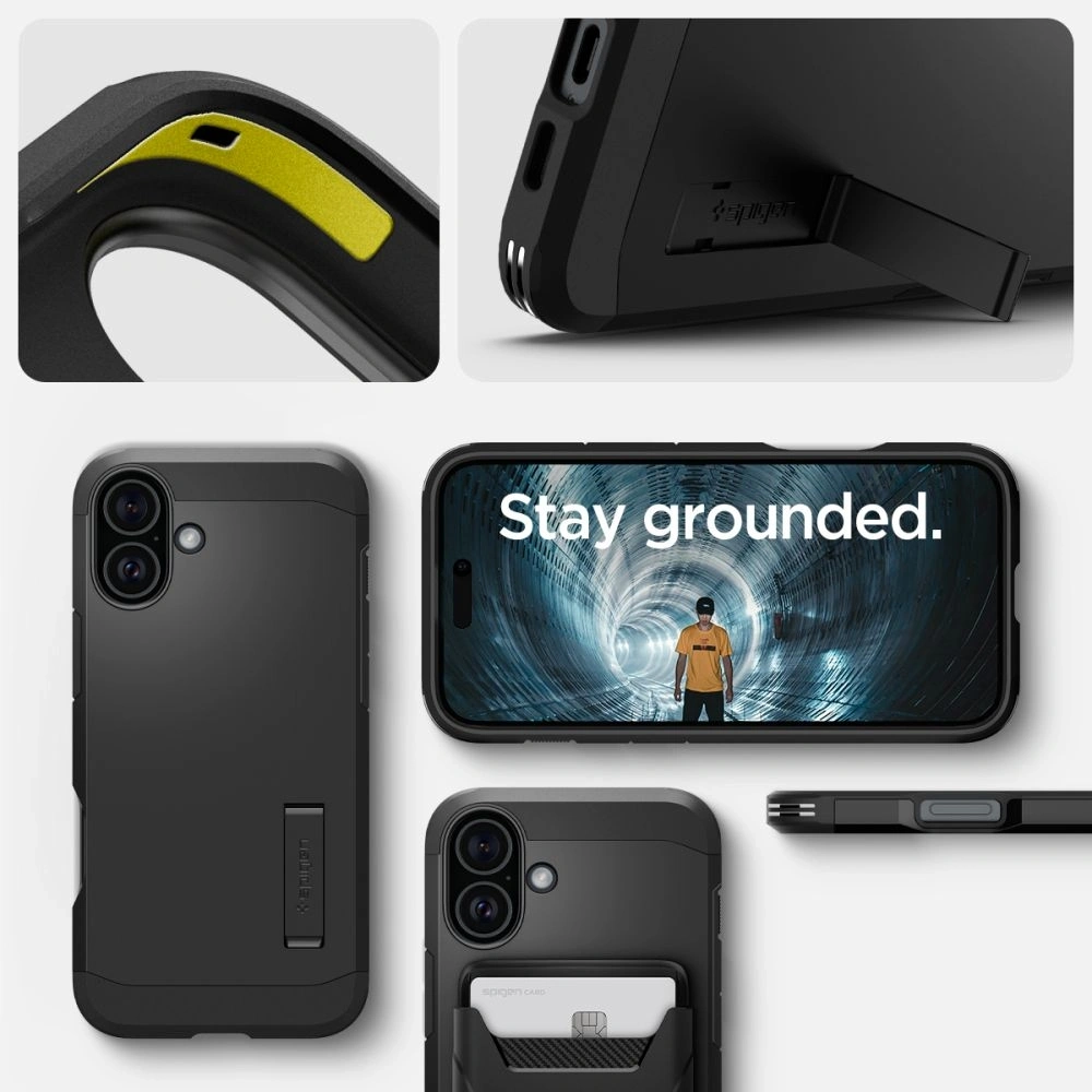 Wholesale Spigen Tough Armor Mag Magsafe Apple iPhone 16 Plus Black - SPN16398 - {ean13} - Hurt