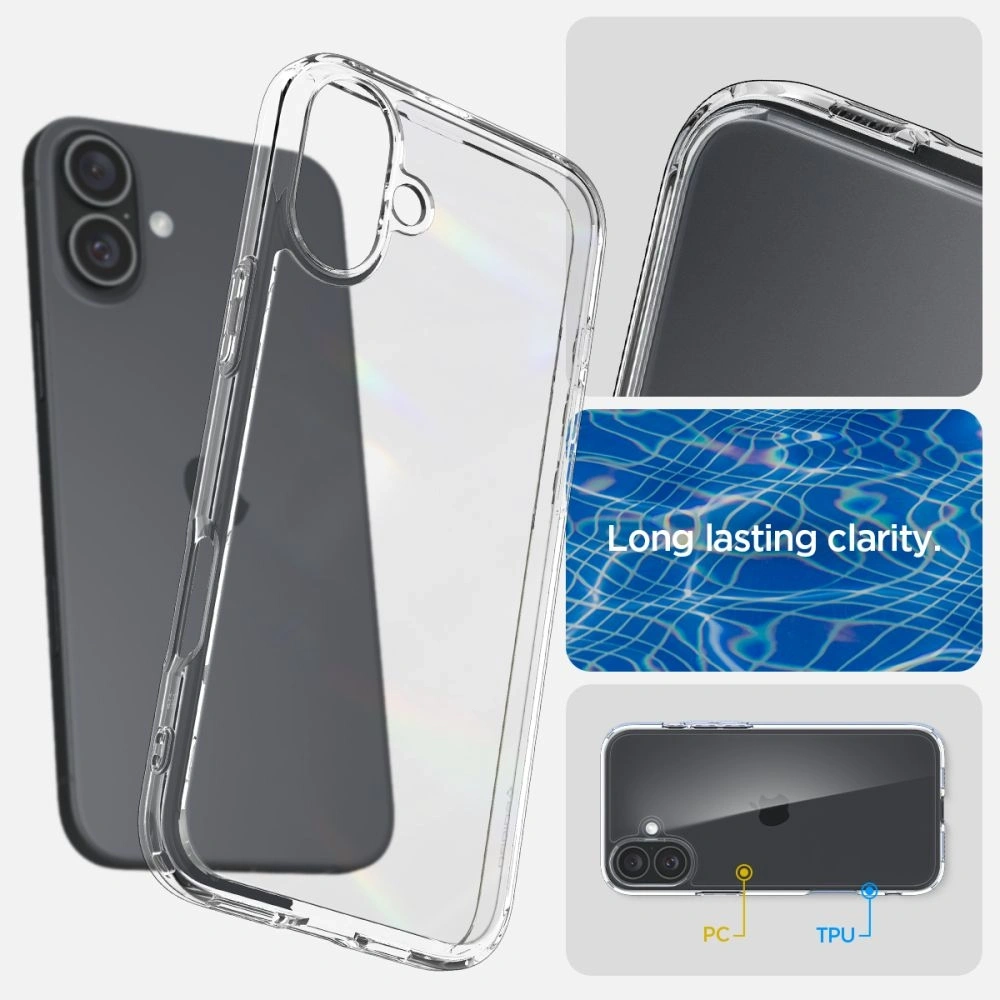 Wholesale Spigen Ultra Hybrid Apple iPhone 16 Plus Crystal Clear - SPN16399 - {ean13} - Hurt