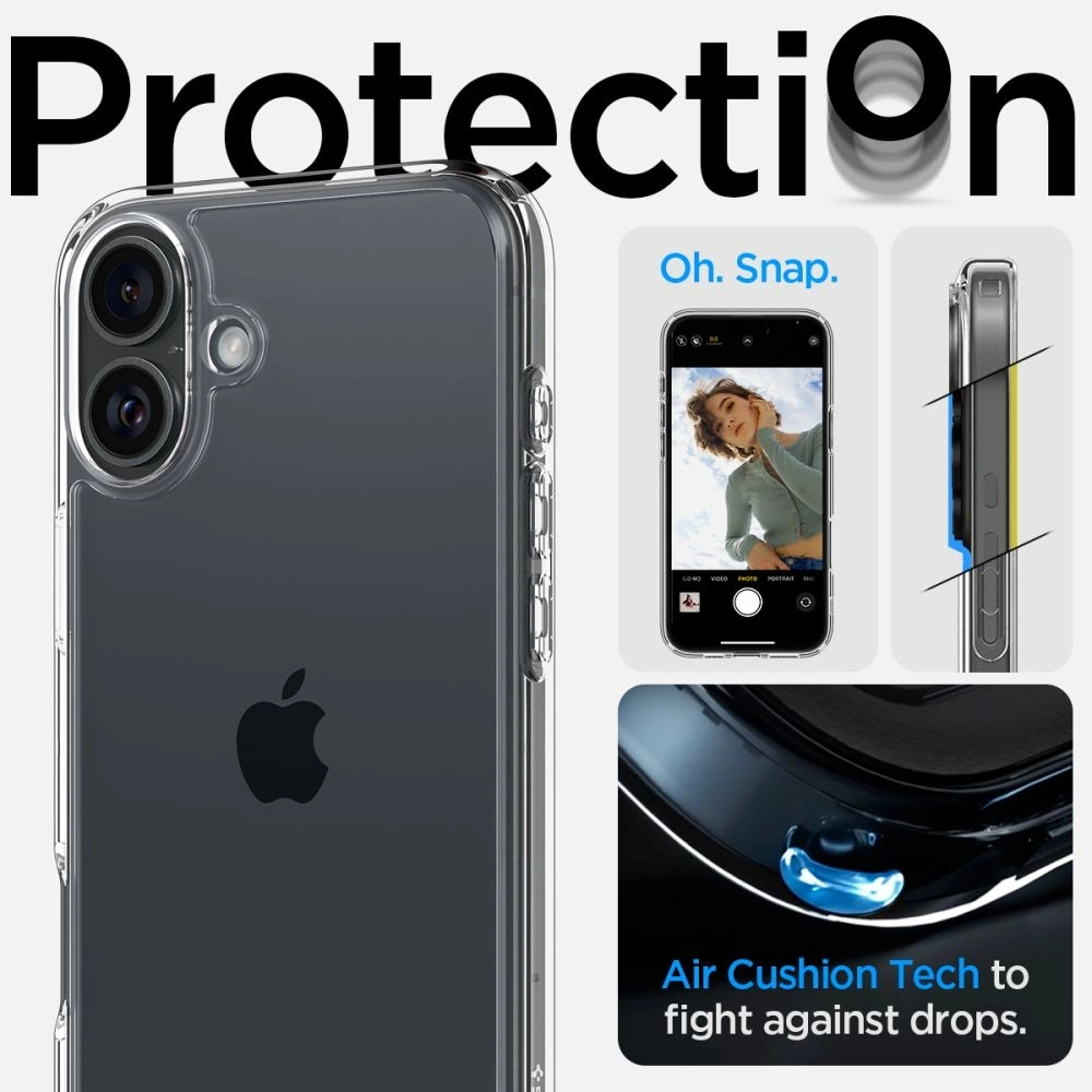 Wholesale Spigen Ultra Hybrid Apple iPhone 16 Plus Crystal Clear - SPN16399 - {ean13} - Hurt