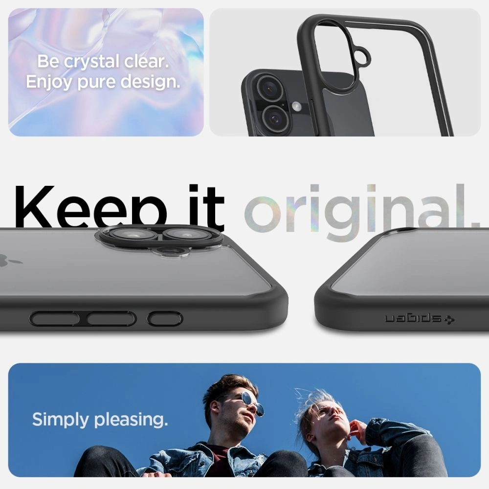 Wholesale Spigen Ultra Hybrid Apple iPhone 16 Plus Matte Black - SPN16400 - {ean13} - Hurt
