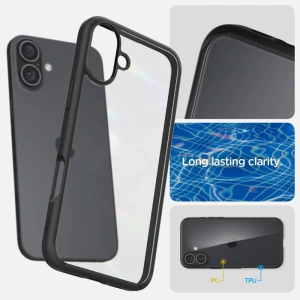 Etui Spigen Ultra Hybrid Apple iPhone 16 Plus Matte Black - iPhone 16 Plus - Spigen