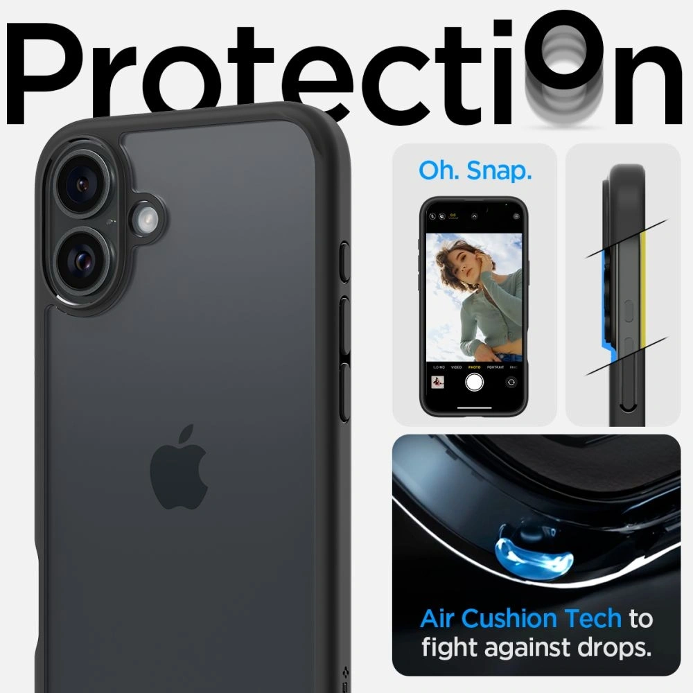 Wholesale Spigen Ultra Hybrid Apple iPhone 16 Plus Matte Black - SPN16400 - {ean13} - Hurt