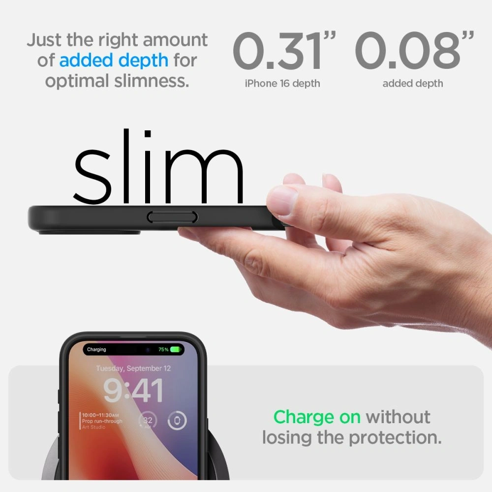 Wholesale Spigen Ultra Hybrid Apple iPhone 16 Plus Matte Black - SPN16400 - {ean13} - Hurt