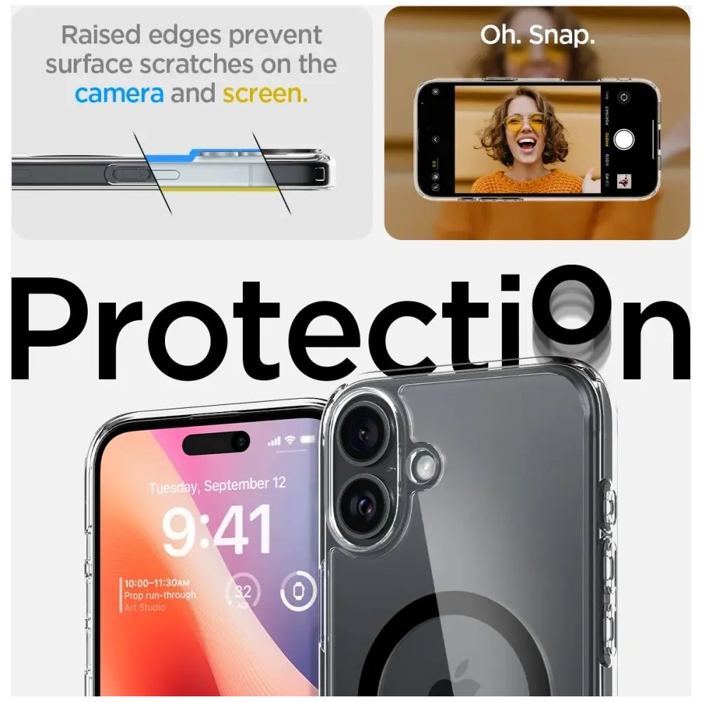 Hurtownia GSM - Spigen Ultra Hybrid Mag Magsafe Apple iPhone 16 Plus Fekete - SPN16402 - {ean13} - Hurt
