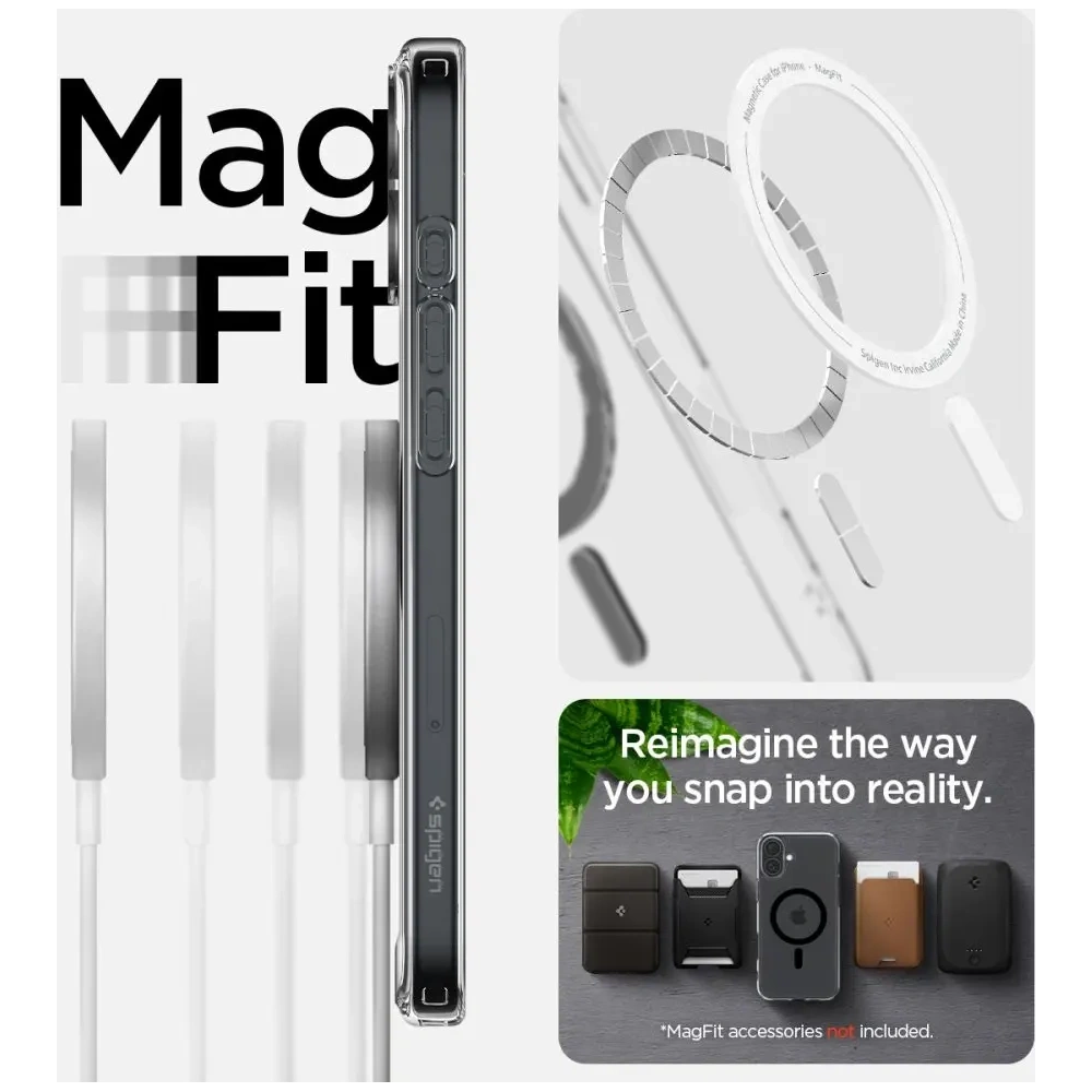 Hurtownia GSM - Spigen Ultra Hybrid Mag Magsafe Apple iPhone 16 Plus Fekete - SPN16402 - {ean13} - Hurt