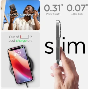 Etui Spigen Ultra Hybrid Mag Magsafe Apple iPhone 16 Plus Black - iPhone 16 Plus - Spigen