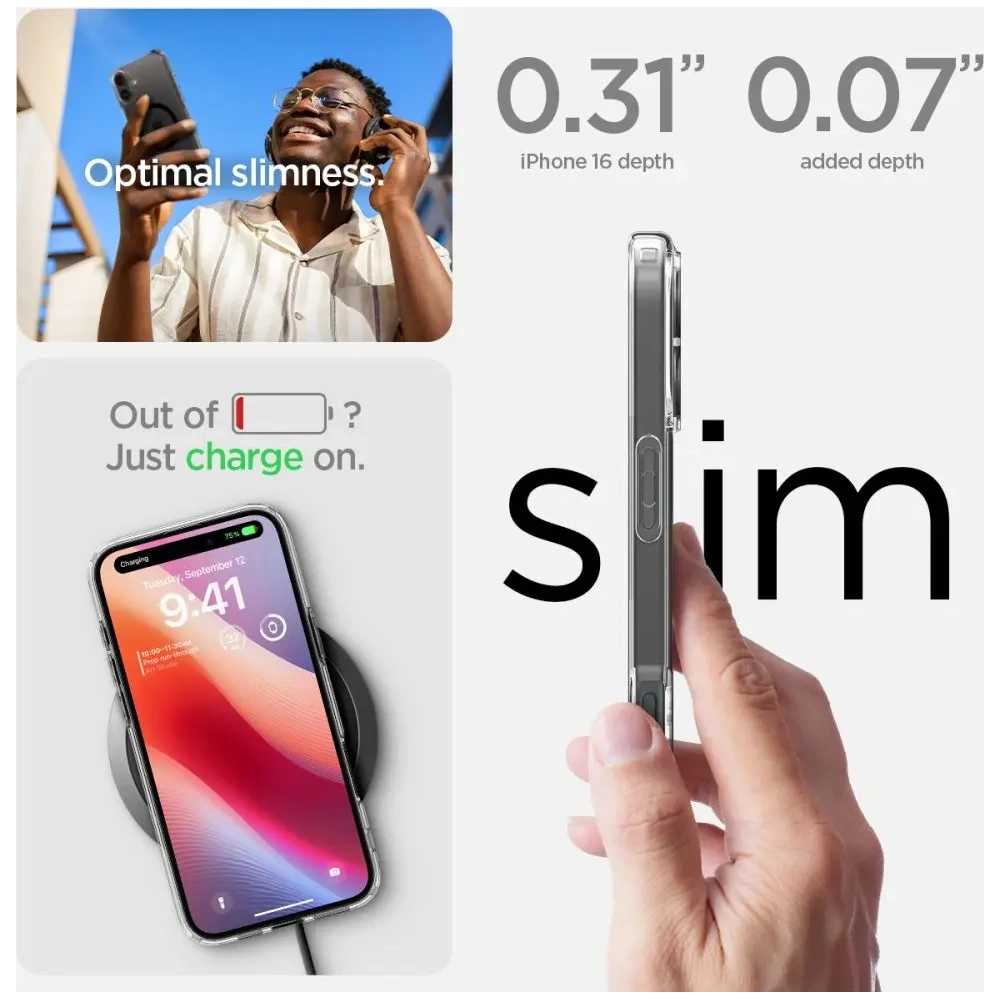 Hurtownia GSM - Spigen Ultra Hybrid Mag Magsafe Apple iPhone 16 Plus Fekete - SPN16402 - {ean13} - Hurt