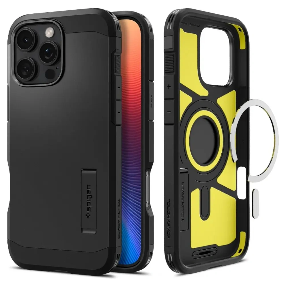 Hurtownia GSM - Spigen Tough Armor Mag Magsafe Apple iPhone 16 Pro Černá - SPN16403 - {ean13} - Hurt