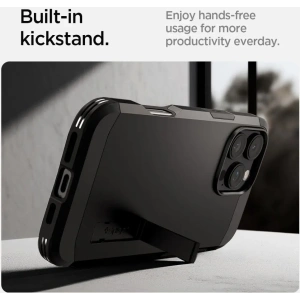 Etui Spigen Tough Armor Mag Magsafe Apple iPhone 16 Pro Black - iPhone 16 Pro - Spigen