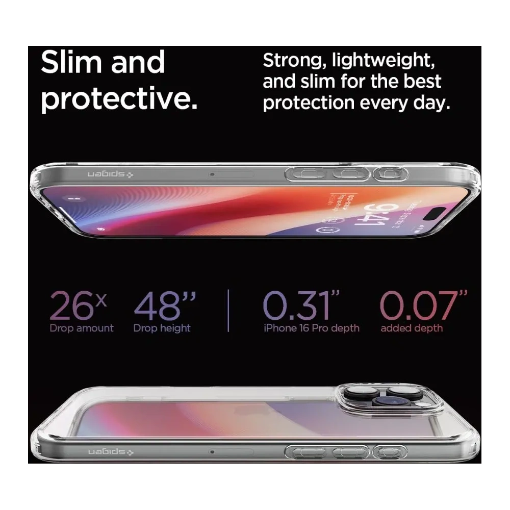 Hurtownia GSM - Spigen Ultra Hybrid Apple iPhone 16 Pro Crystal Clear - SPN16404 - {ean13} - Hurt