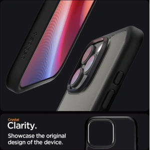 Etui Spigen Ultra Hybrid Apple iPhone 16 Pro Matte Black - iPhone 16 Pro - Spigen