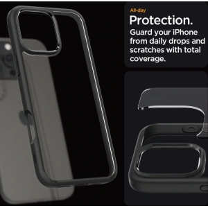 Etui Spigen Ultra Hybrid Apple iPhone 16 Pro Matte Black - iPhone 16 Pro - Spigen
