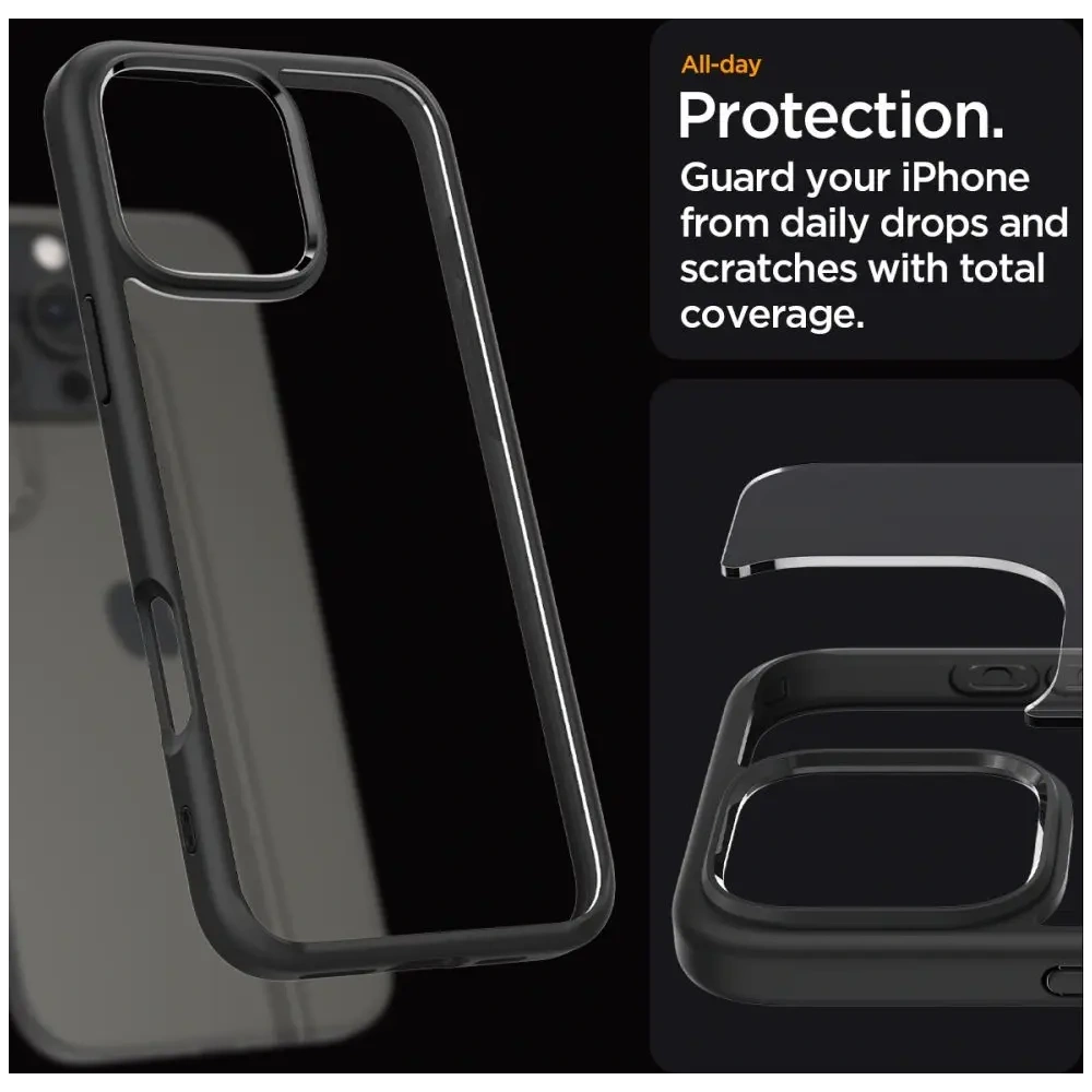 Hurtownia GSM - Spigen Ultra Hybrid Apple iPhone 16 Pro Matt Fekete - SPN16405 - {ean13} - Hurt