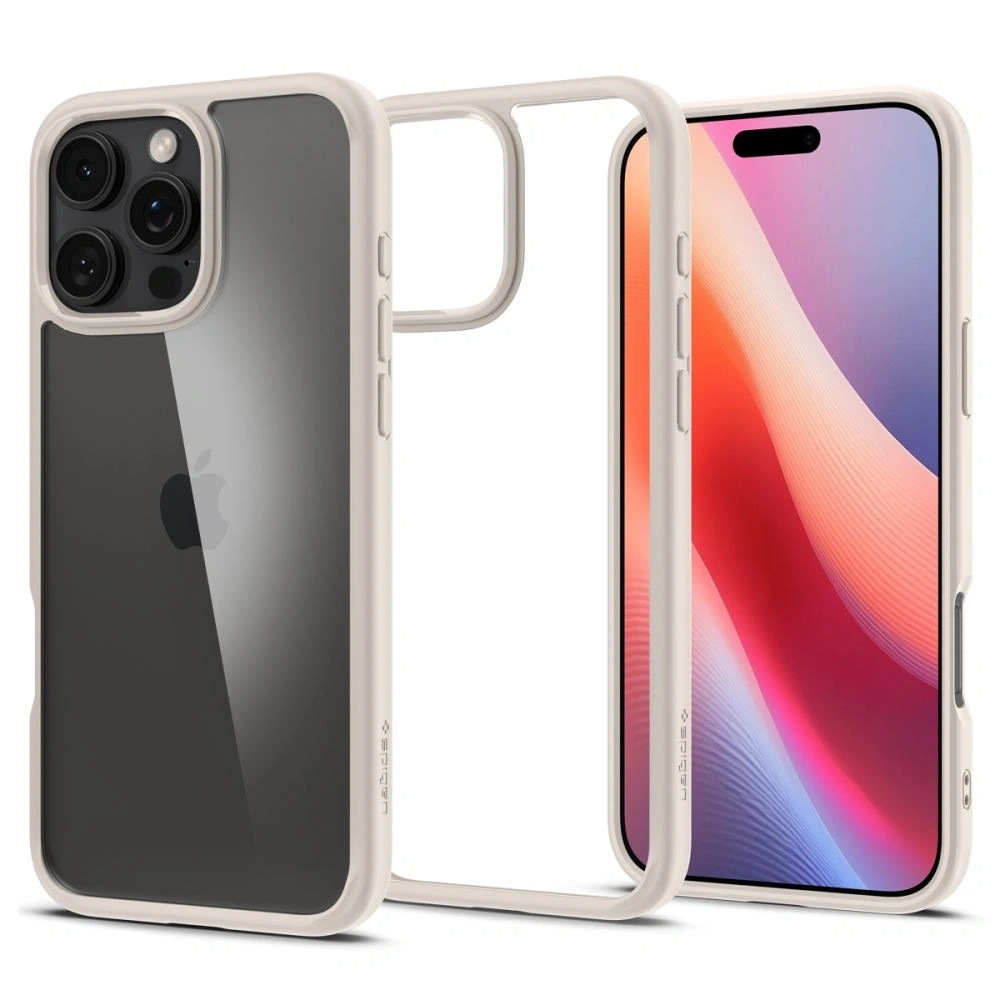 Hurtownia GSM - Etui Spigen Ultra Hybrid Apple iPhone 16 Pro Natural Titanium - SPN16406 - {ean13} - Hurt