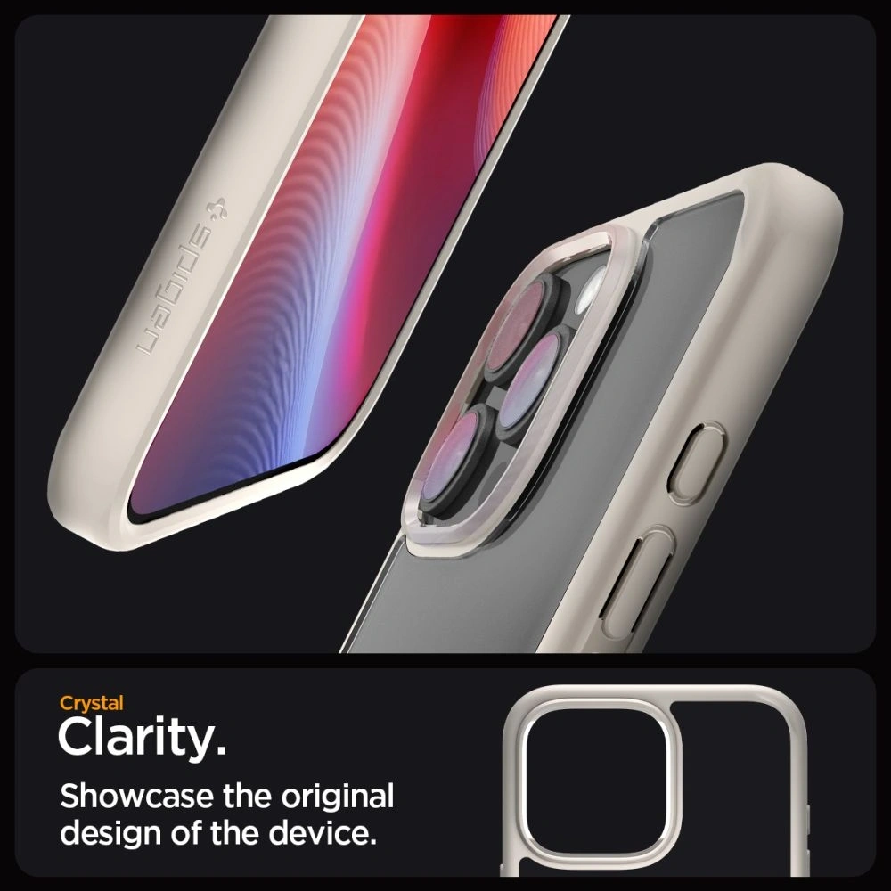 Hurtownia GSM - Etui Spigen Ultra Hybrid Apple iPhone 16 Pro Natural Titanium - SPN16406 - {ean13} - Hurt