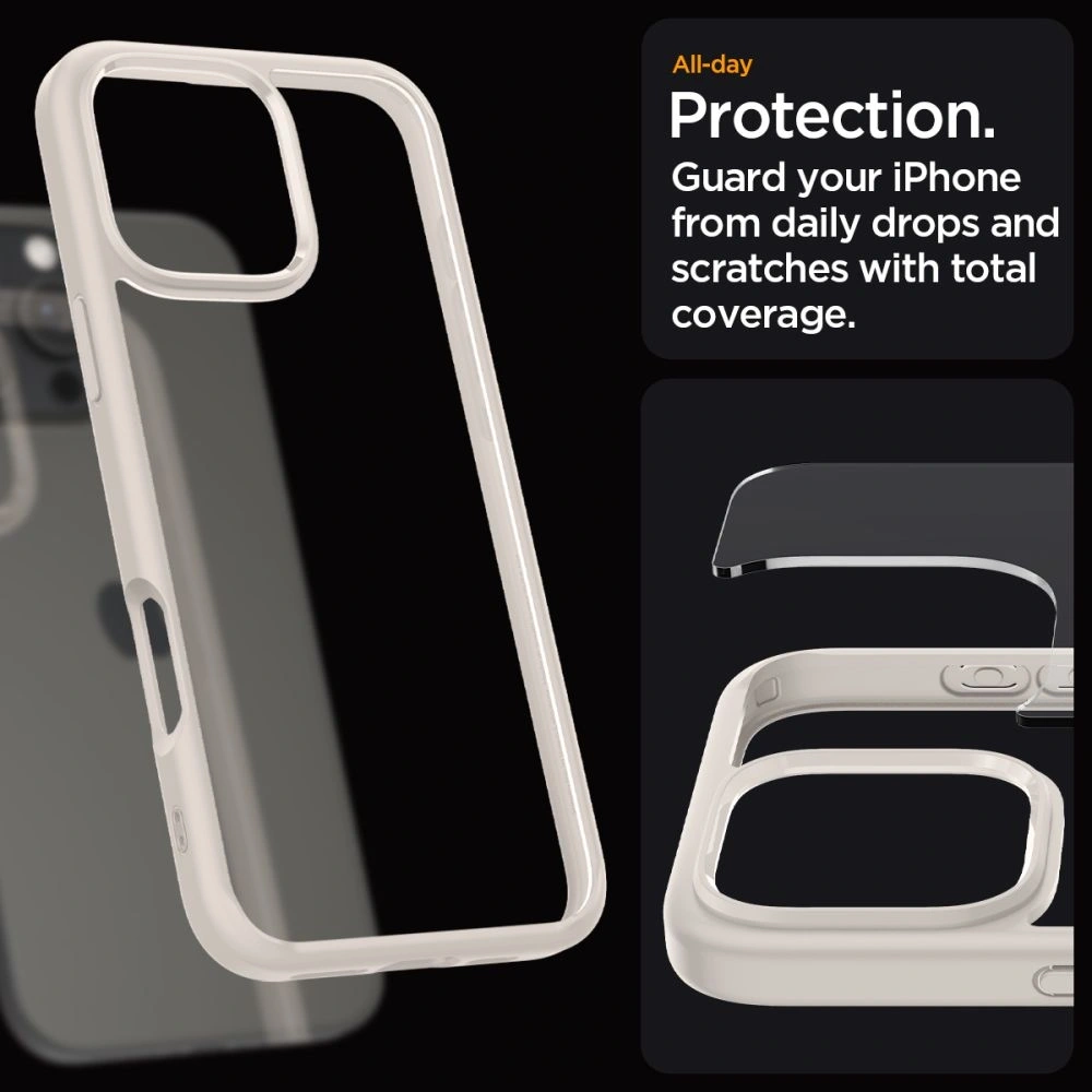 Wholesale Spigen Ultra Hybrid Apple iPhone 16 Pro Natural Titanium - SPN16406 - {ean13} - Hurt