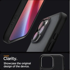 Etui Spigen Ultra Hybrid Apple iPhone 16 Pro Frost Black - iPhone 16 Pro - Spigen