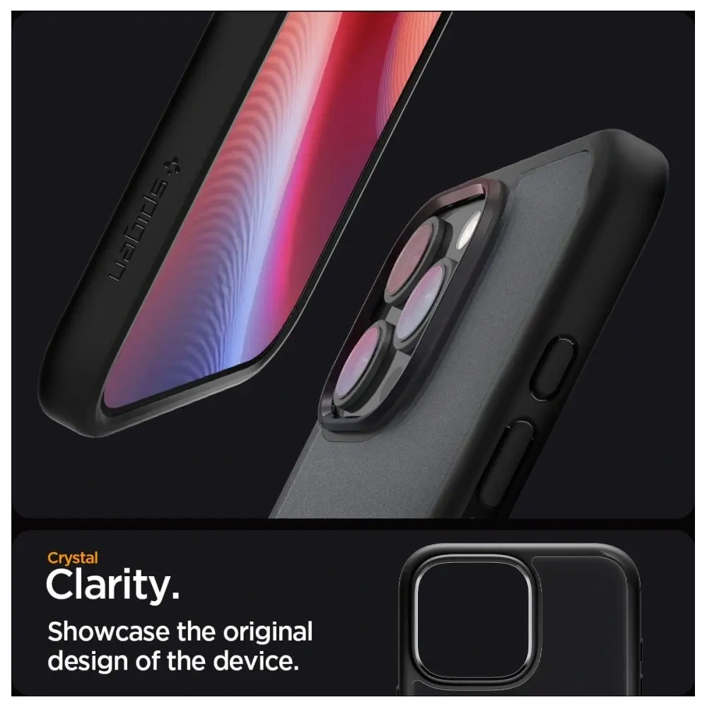 Hurtownia GSM - Spigen Ultra Hybrid Apple iPhone 16 Pro Negru Înghețat - SPN16409 - {ean13} - Hurt