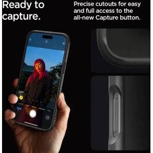 Etui Spigen Ultra Hybrid Apple iPhone 16 Pro Frost Black - iPhone 16 Pro - Spigen