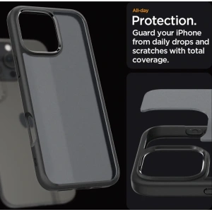 Etui Spigen Ultra Hybrid Apple iPhone 16 Pro Frost Black - iPhone 16 Pro - Spigen