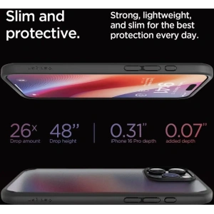 Etui Spigen Ultra Hybrid Apple iPhone 16 Pro Frost Black - iPhone 16 Pro - Spigen
