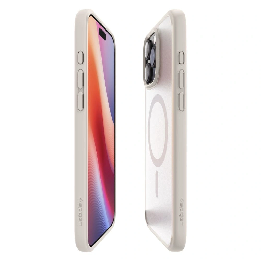 Wholesale Spigen Ultra Hybrid Mag Magsafe Apple iPhone 16 Pro Frost Natural Titanium - SPN16416 - {ean13} - Hurt