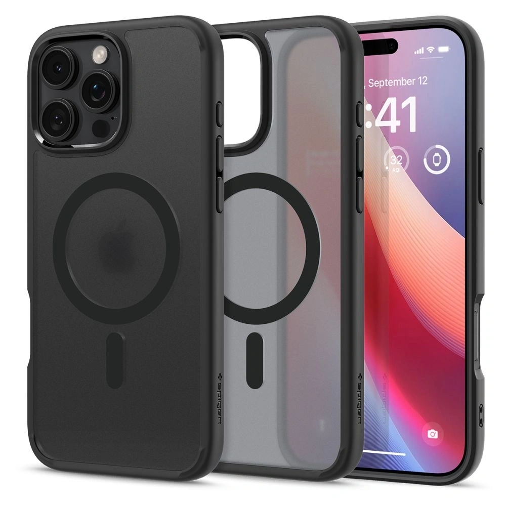 Hurtownia GSM - Spigen Ultra Hybrid Mag Magsafe Apple iPhone 16 Pro Fagyott Fekete - SPN16417 - {ean13} - Hurt