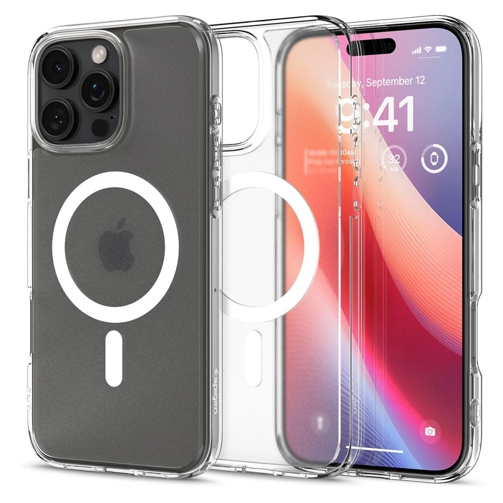 Wholesale Spigen Ultra Hybrid Mag Magsafe Apple iPhone 16 Pro Frost Clear - SPN16418 - {ean13} - Hurt