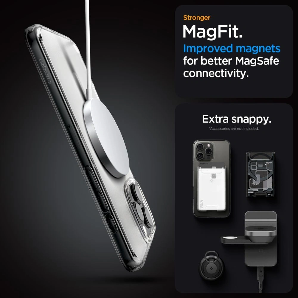 Wholesale Spigen Ultra Hybrid Mag Magsafe Apple iPhone 16 Pro Frost Clear - SPN16418 - {ean13} - Hurt