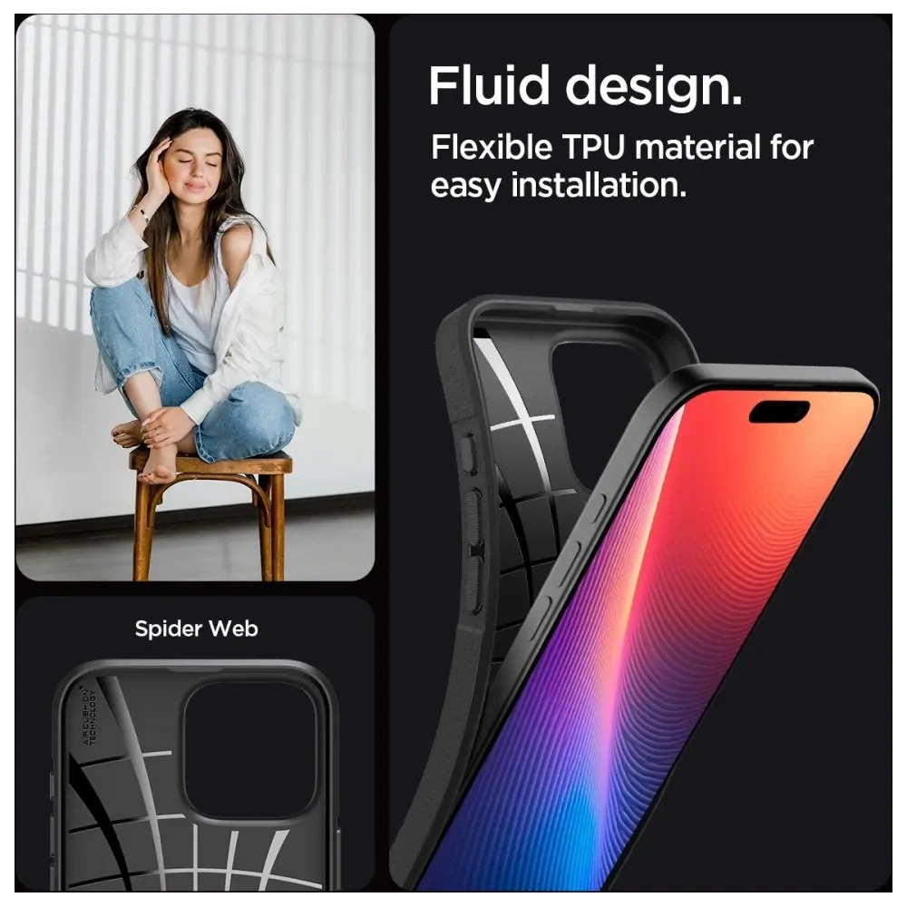 Wholesale Spigen Core Armor Apple iPhone 16 Pro Matte Black - SPN16419 - {ean13} - Hurt