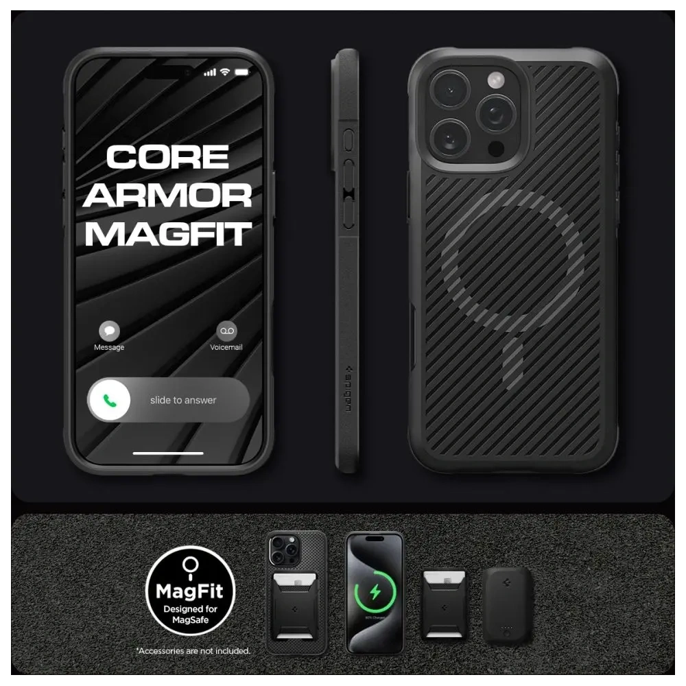 Hurtownia GSM - Spigen Core Armor Mag Magsafe Apple iPhone 16 Pro Matt Fekete - SPN16420 - {ean13} - Hurt