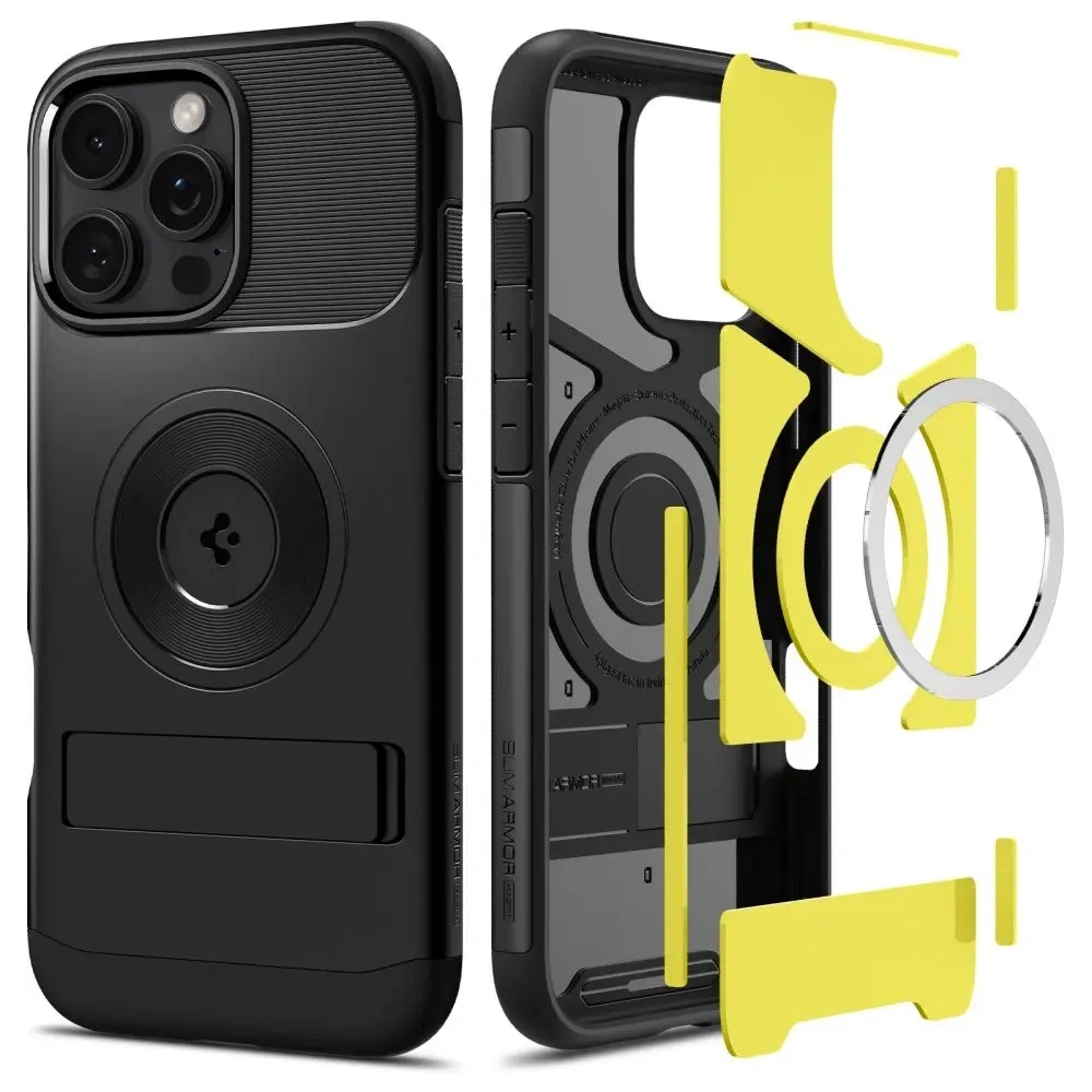 Hurtownia GSM - Spigen Slim Armor Mag Magsafe Apple iPhone 16 Pro Fekete - SPN16421 - {ean13} - Hurt