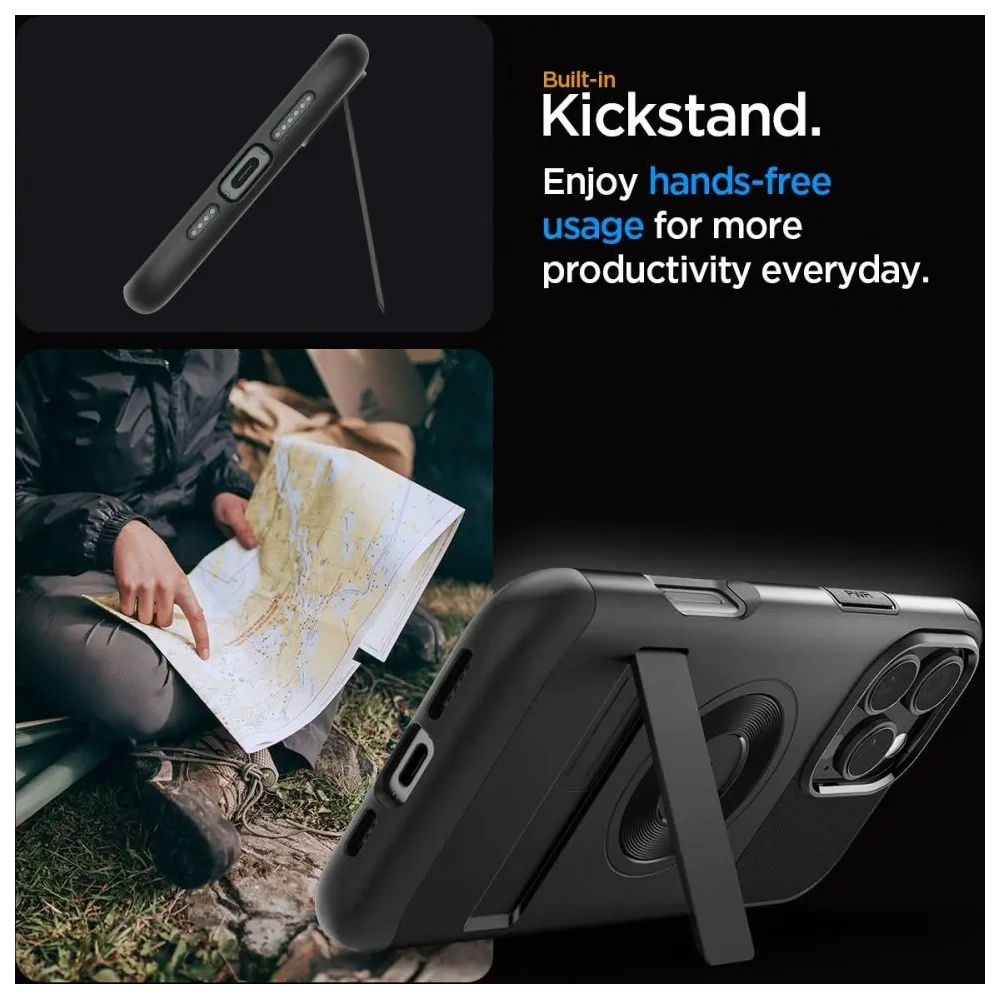 Hurtownia GSM - Spigen Slim Armor Mag Magsafe Apple iPhone 16 Pro Černá - SPN16421 - {ean13} - Hurt