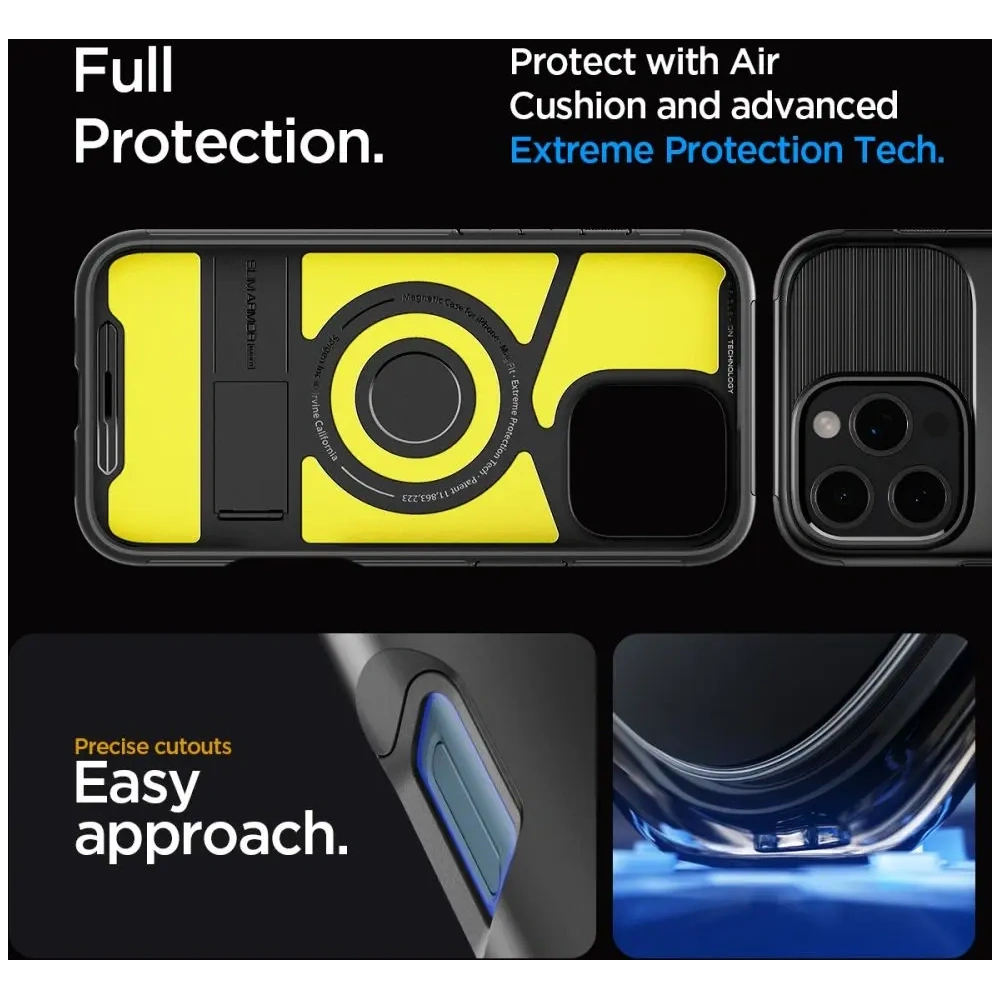 Hurtownia GSM - Spigen Slim Armor Mag Magsafe Apple iPhone 16 Pro Fekete - SPN16421 - {ean13} - Hurt