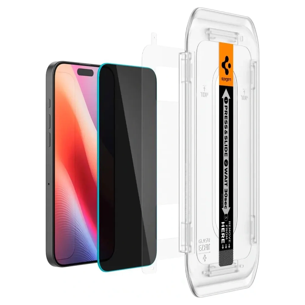 Hurtownia GSM - Spigen GLAS.tR ez Fit Apple iPhone 16 Pro Privacy [2 PACK] - SPN16423 - {ean13} - Hurt