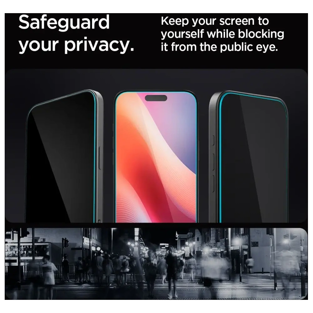 Hurtownia GSM - Spigen GLAS.tR ez Fit Apple iPhone 16 Pro Privacy [2 PACK] - SPN16423 - {ean13} - Hurt