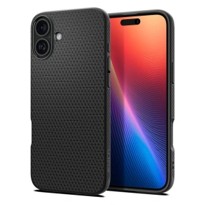 Etui Spigen Liquid Air Apple iPhone 16 Matte Black - iPhone 16 - Spigen