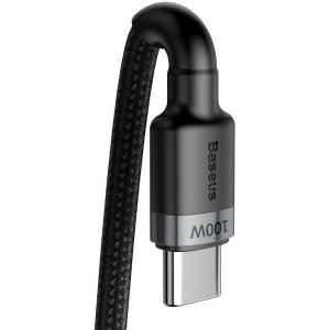Kabel USB-C Baseus Cafule, QC 3.0, PD 2.0, 100W, 5A, 2m (szaro-czarny)