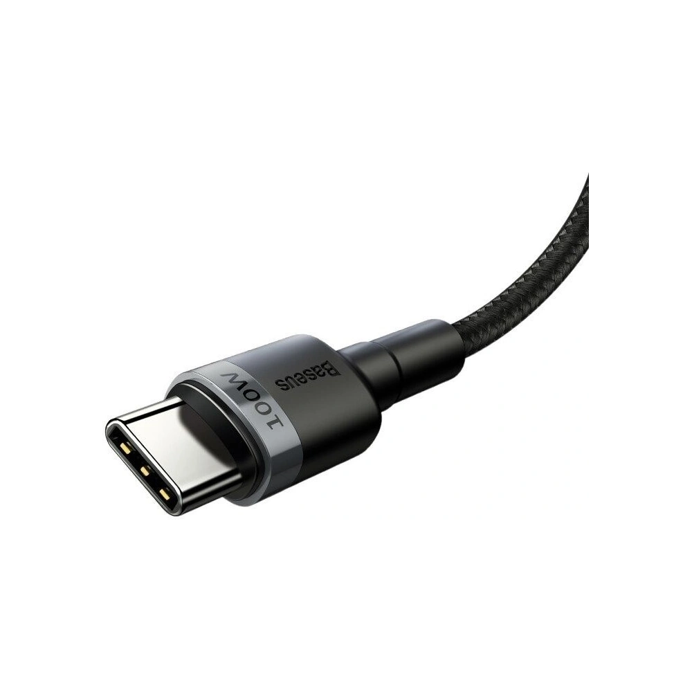 Hurtownia GSM - Kabel USB-C Baseus Cafule, QC 3.0, PD 2.0, 100W, 5A, 2m (szaro-czarny) - BSU1006GRYBLK - {ean13} - Hurt