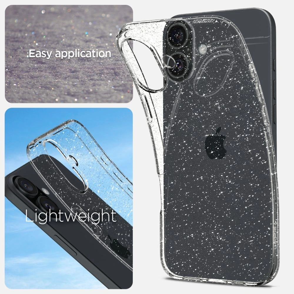 Hurtownia GSM - Spigen Folyékony Kristály Apple iPhone 16 Csillogó Kristály - SPN16430 - {ean13} - Hurt