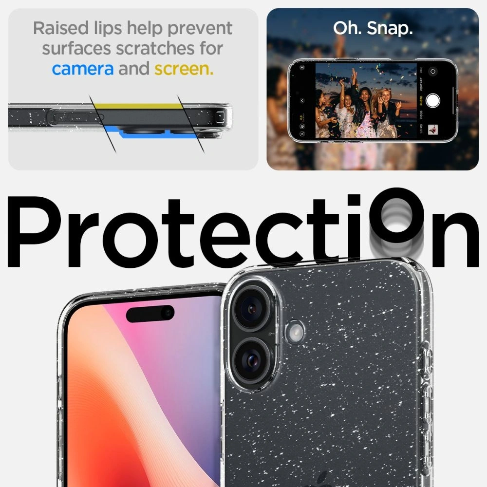 Hurtownia GSM - Spigen Folyékony Kristály Apple iPhone 16 Csillogó Kristály - SPN16430 - {ean13} - Hurt