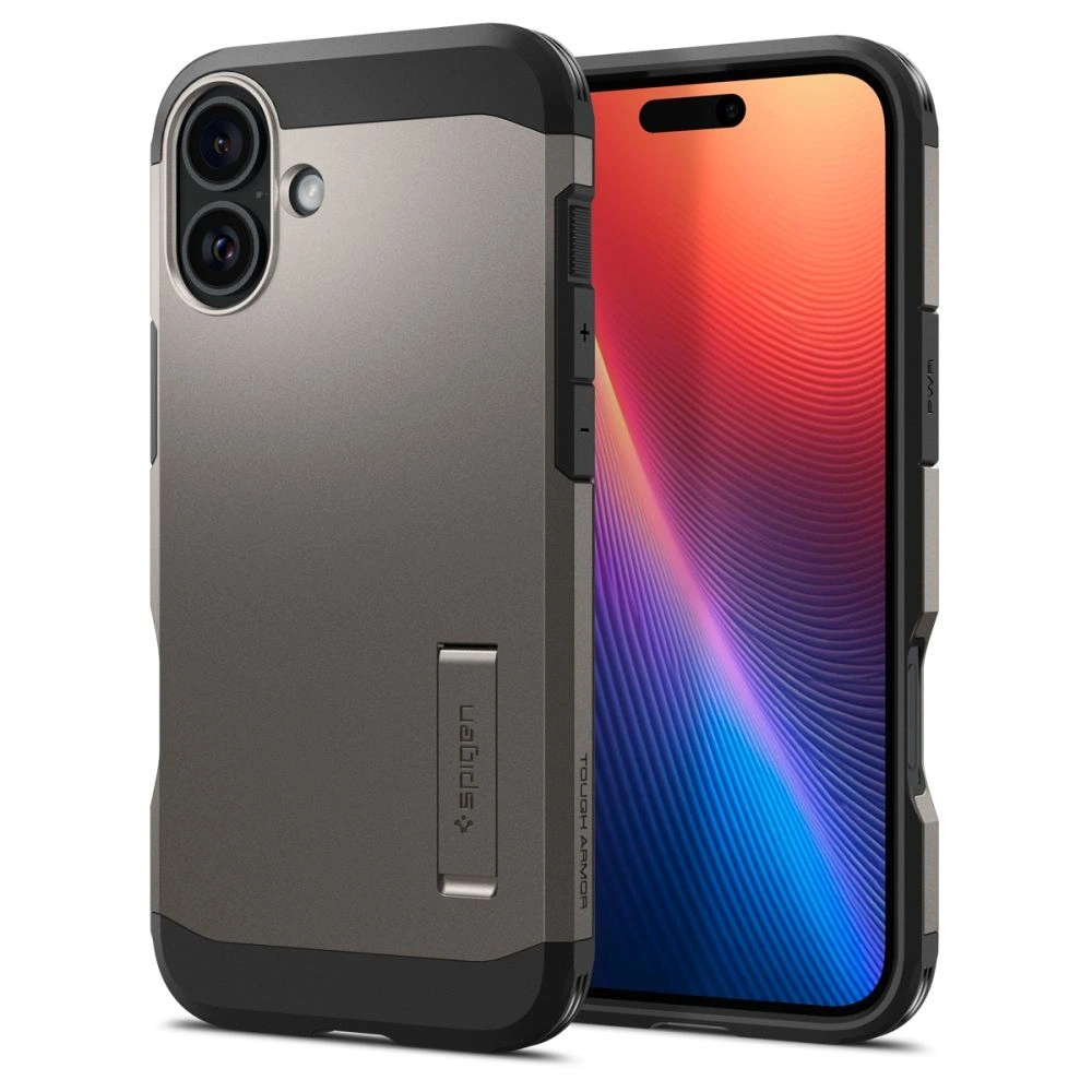 Hurtownia GSM - Spigen Tough Armor Mag Magsafe Apple iPhone 16 Gunmetal - SPN16433 - {ean13} - Hurt