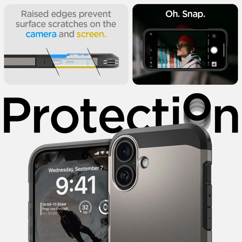 Hurtownia GSM - Spigen Tough Armor Mag Magsafe Apple iPhone 16 Gunmetal - SPN16433 - {ean13} - Hurt